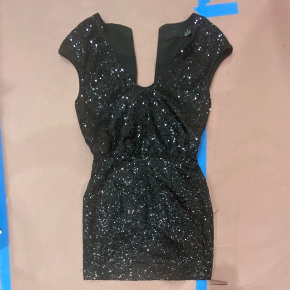 H&M Black Sequence Dress - Picture 1 of 6